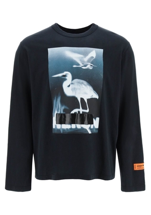 Heron Preston Censored Heron Print Long-Sleeve T-Shirt