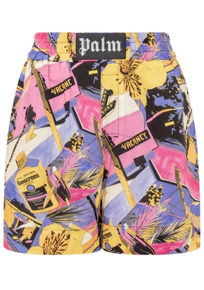 Palm Angels Miami Mix Print Shorts