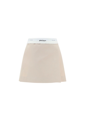 Palm Angels Miniskirt With Back Pleats