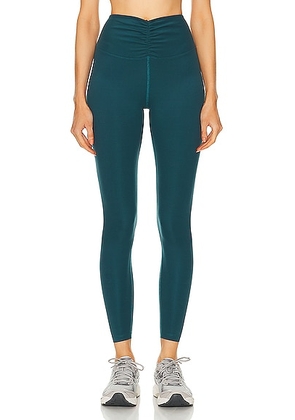 YEAR OF OURS Teresa Legging in Deep Teal - Teal. Size M (also in S, XS).