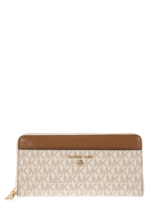 Michael Michael Kors Continental Wallet With Printed Canvas