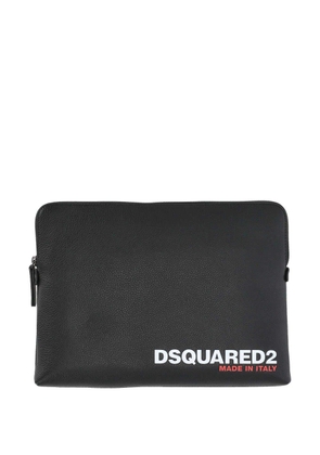Dsquared2 Logo Printed Clutch Bag
