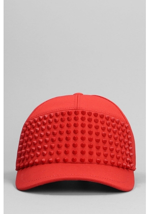 Christian Louboutin Hats In Red Cotton