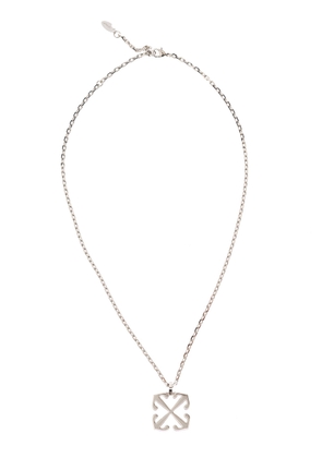 Off-White Arrow Pendant Necklace