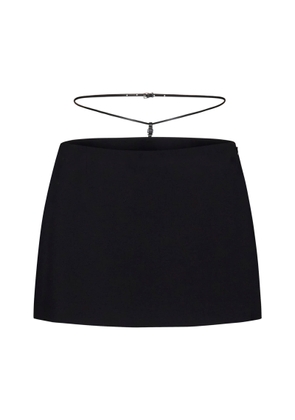 Dsquared2 Icon Leather Trim Skirt