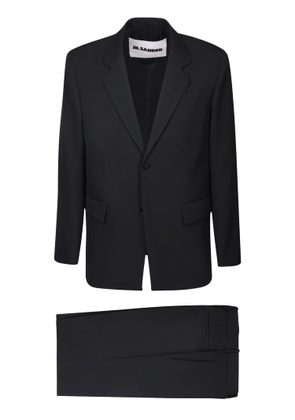 Jil Sander Single-Breasted Jacket Black Suit