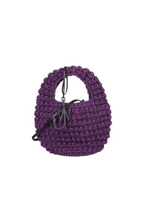 J.w. Anderson Popcorn Basket Purple Bag
