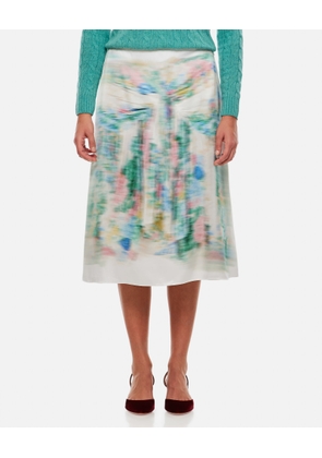 Loewe Silk Blend Midi Skirt