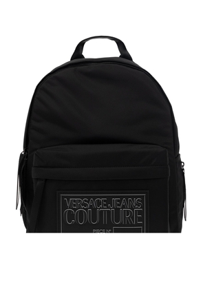 Versace Jeans Couture Logo Patch Zipped Backpack
