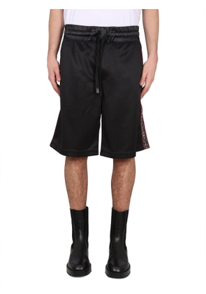 Versace Jeans Couture Bermuda Shorts With Logo Band