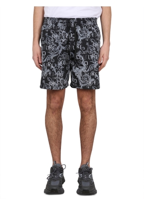 Versace Jeans Couture Bermuda Shorts With Logo