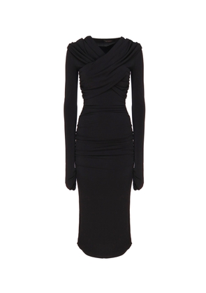 The Andamane Fitted Dress With Hood