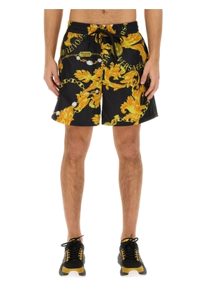 Versace Jeans Couture Chain Couture Bermuda Shorts