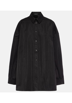Wardrobe.NYC Oversized cotton-blend drill shirt