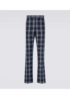 Thom Browne Checked wool and linen pants