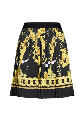 Versace Jeans Couture Chain Couture Pleated Skirt