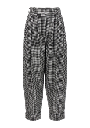 Alexandre Vauthier Metal Houndstooth Trousers