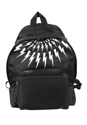 Neil Barrett Thunder Printed Zipped Backpack