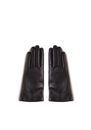 Saint Laurent Cassandre Leather Gloves