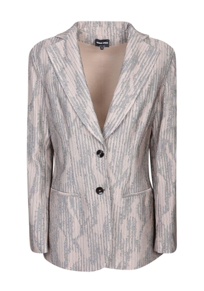 Giorgio Armani Jacquard Single-Breasted Jacket