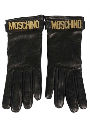 Moschino Leather Gloves