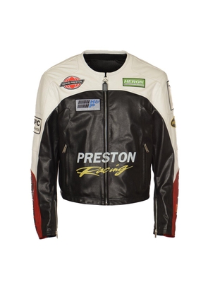 Heron Preston Logo Printed Zip-Up Jacket