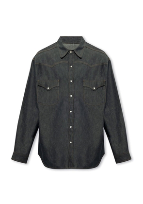 Maison Margiela Flap Chest-Pocketed Buttoned Denim Shirt