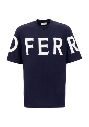 Ferragamo Logo Printed Crewneck T-Shirt