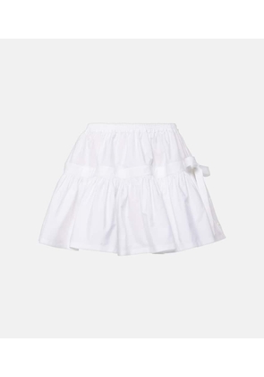 Alaïa Bow-detail ruffled miniskirt