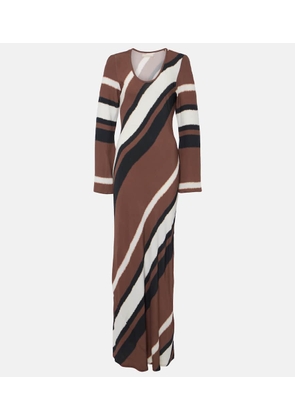 Faithfull Da Costa striped maxi dress