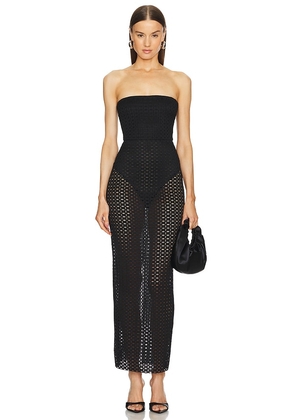 Michael Costello x REVOLVE Savannah Maxi Dress in Black. Size L, S, XL, XS, XXS.