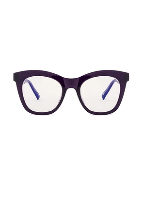 The Book Club Harlot's Bed Glasses in Purple.