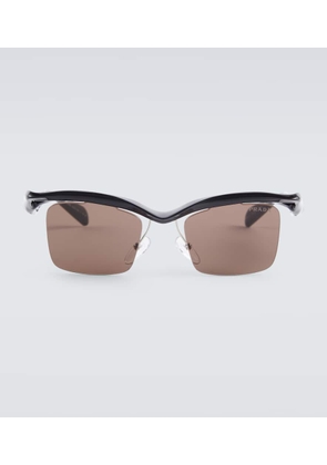 Prada Runway rectangular sunglasses