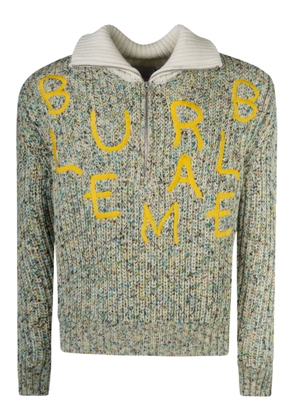 Bluemarble Logo Ribbed Sweater