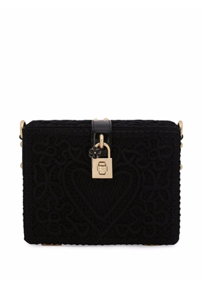 Dolce & Gabbana Dolce Box cordonetto-detail top-handle bag - Black