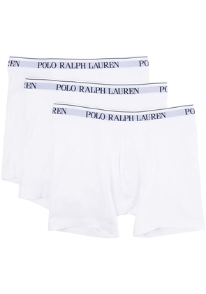 Polo Ralph Lauren logo waistband boxer briefs (set of three) - White