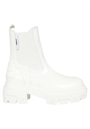 Msgm Leather Ankle Boots