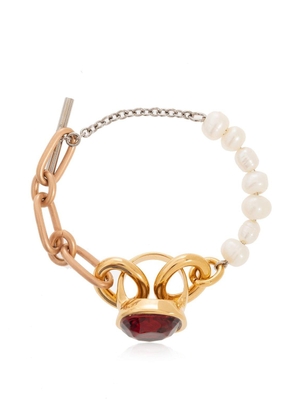 Marni Ring Pendant Chunky Chain Embellished Bracelet