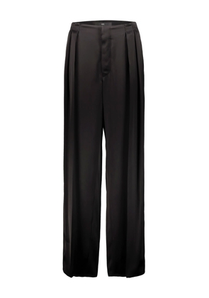 Sapio Pant With Pleats In Double Viscose Satin