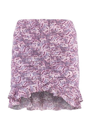 Isabel Marant Milendi Printed Silk Skirt