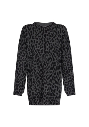 Zadig & Voltaire Malia Leopard Long Sleeved Dress