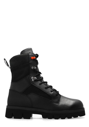 Heron Preston Military Lace-Up Ankle Boots