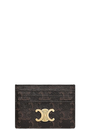 FWRD Boutique Celine Card Holder in Tan - Tan. Size all.