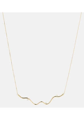 Stone and Strand Harbor Lights 10kt gold necklace with diamonds