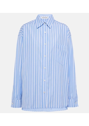 The Frankie Shop Georgia striped cotton-blend shirt