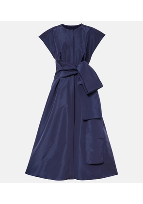 Carolina Herrera Bow-detail silk midi dress