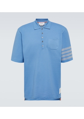 Thom Browne 4-Bar cotton piqué polo shirt