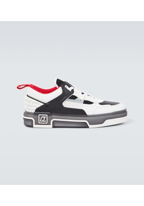 Christian Louboutin Astroloubi leather-trimmed sneakers