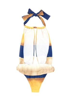 Alberta Ferretti One Piece Swimsuit With Tie Dye Print