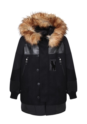 Junya Watanabe Panelled Design Black Jacket